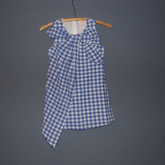 Cat & Jack Other - New CAT & JACK Blue+White Gingham Plaid Dress